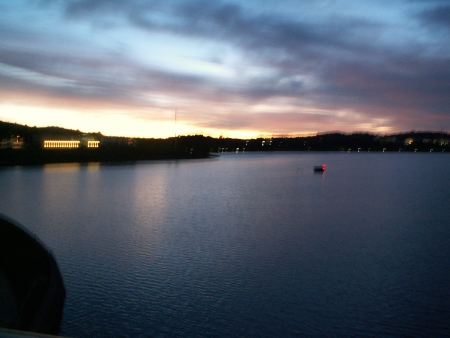 Lake Burley Griffin at sunrise