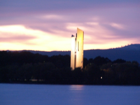 Canberra Carrilion at sunrise