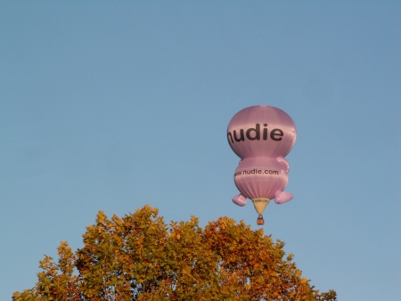 The nudie balloon at the 2006 Canberra Balloon Fiesta