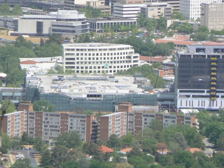 Canberra Centre Expansion, October 2006, From Mount Ainslie