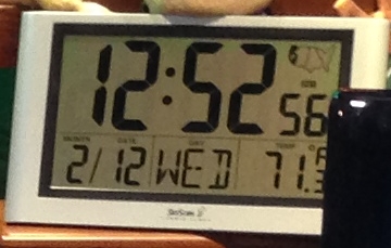The clock in Leo Laporte's office