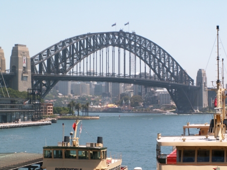 Sydney Harbour Bridge as seen from Circular Quay