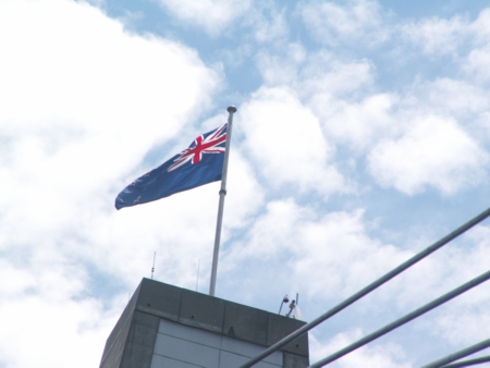 Australian Flag on ANZAC Bridge