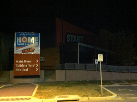 Magnet Mart Gungahlin on the morning of March 20, 2013
