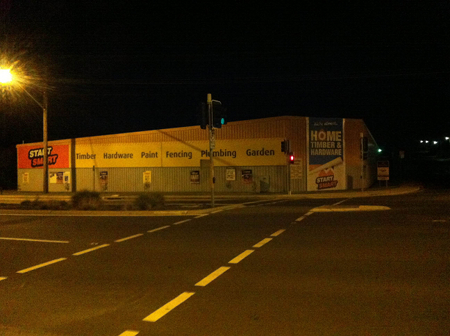 Magnet Mart Queanbeyan on the morning of March 20, 2013