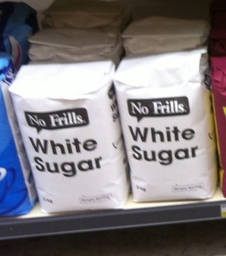 No Frills sugar on the shelves of Supabarn Watson