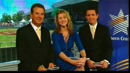 Mike Frame, Alison Drower and david Honke waiting for a race caller