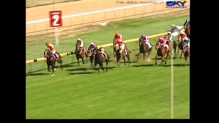 One Time leads the 2006 Black Opal with 200m to go