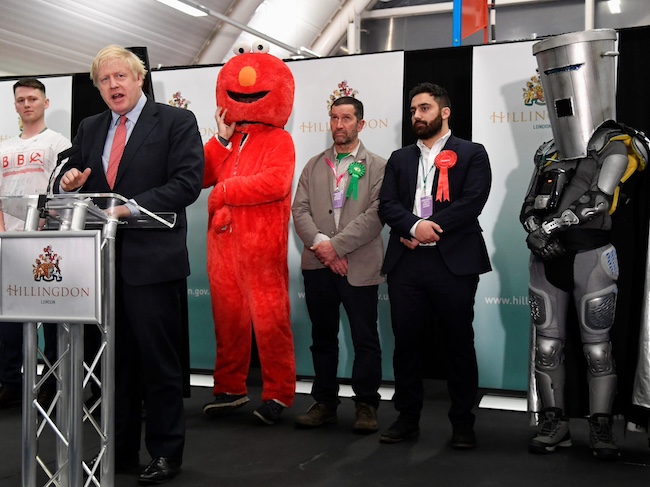 Boris Johnson, Elmo, Count Binface