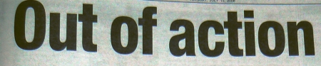 Lead story of The City Chronicle - July 15 2008