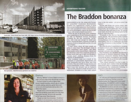 The Braddon article on Page 10 of City News, January 25 2007