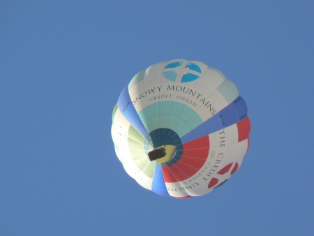 Credit Unions prior to Service One Members Banking hot air balloon, Canberra, January 28 2007