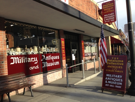 The Petaluma Collective military antique store