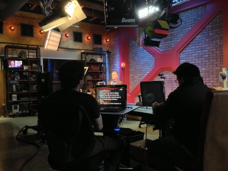 Tech News Today with Mike Elgan being filmed on February 12, 2014