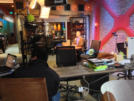 Tech News Today with Mike Elgan being filmed on February 12, 2014