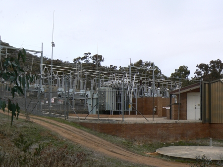 Mount Ainslie substation in August 2006