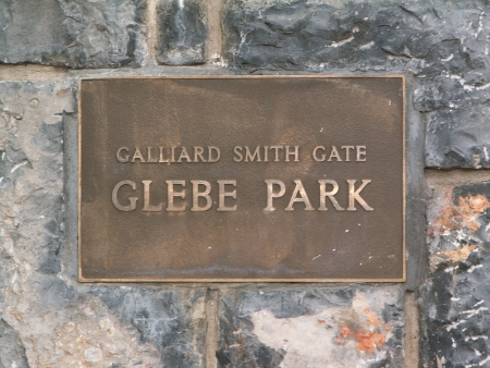 Glebe Park's Galliard Smith Gate