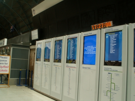 Sydney Rail Information Screens