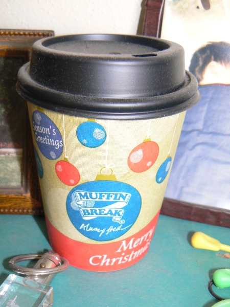 Muffin Break Christmas Coffee Cup from 2006