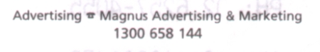 Advertising (Telephone Symbol) Magnus Advertising and Marketing 1300 658 144