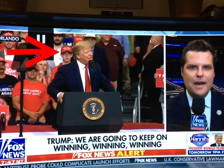 Samuel at a Trump rally?
