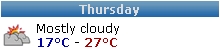 Mostly Cloudy 17-27